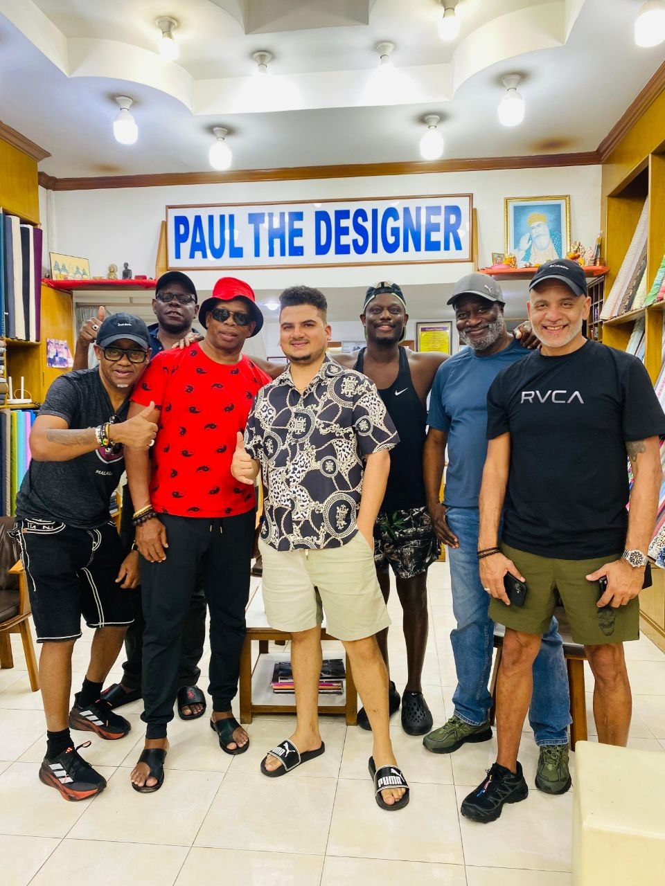 Client fitting at Paul the Designer in Pattaya